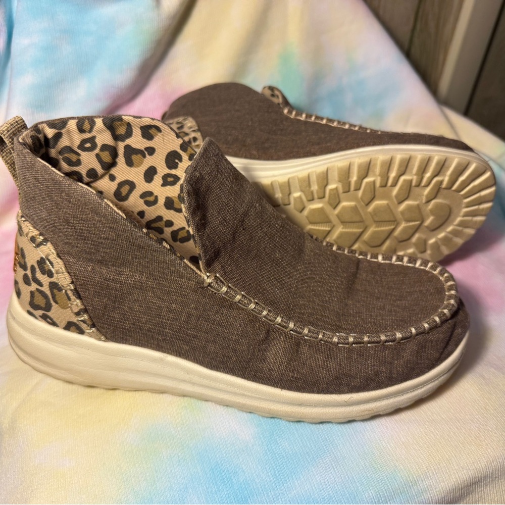 Hey Dude Denny boot leopard